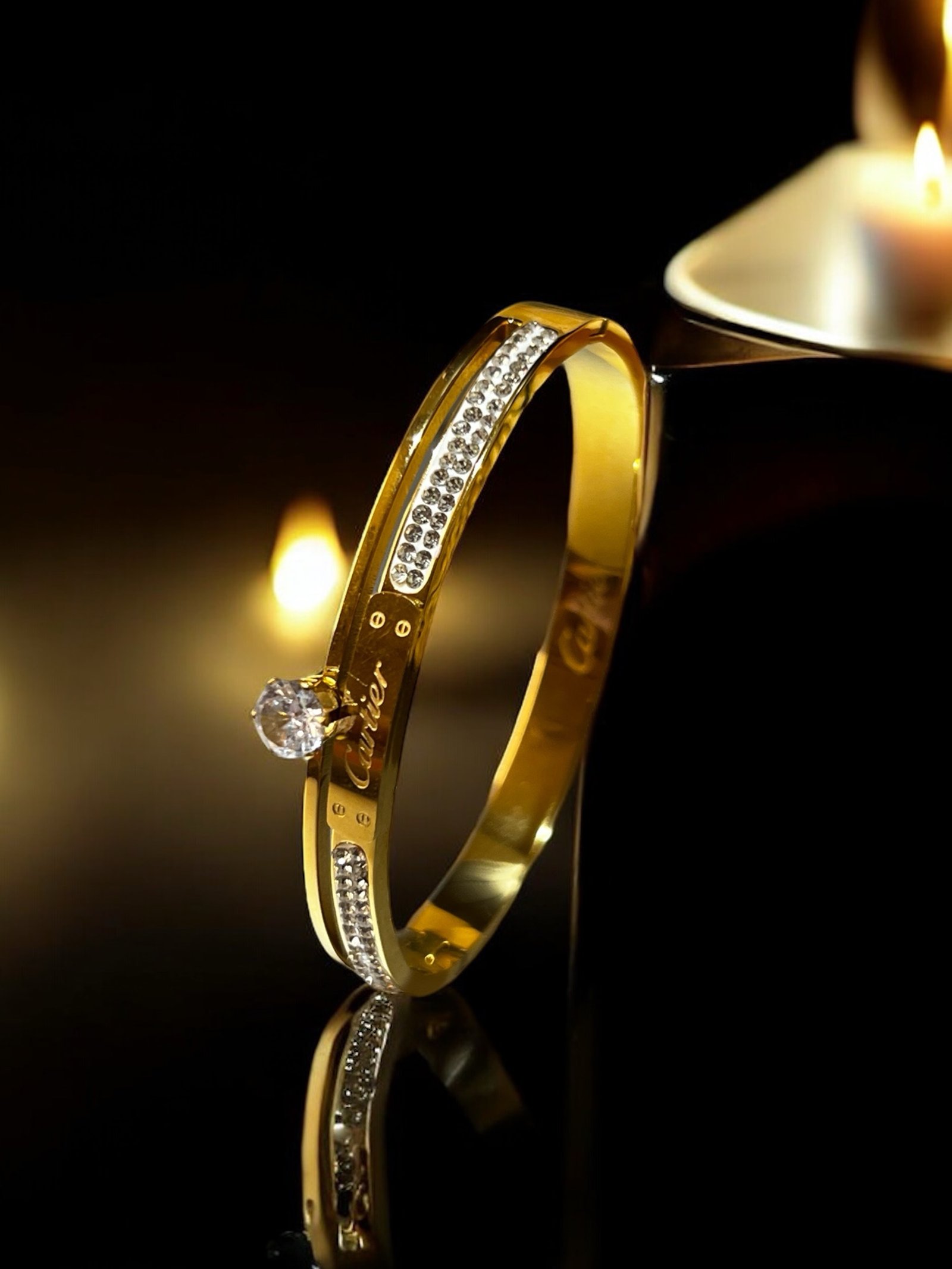 Couture Solitaire Luxe Bracelet - Image 2