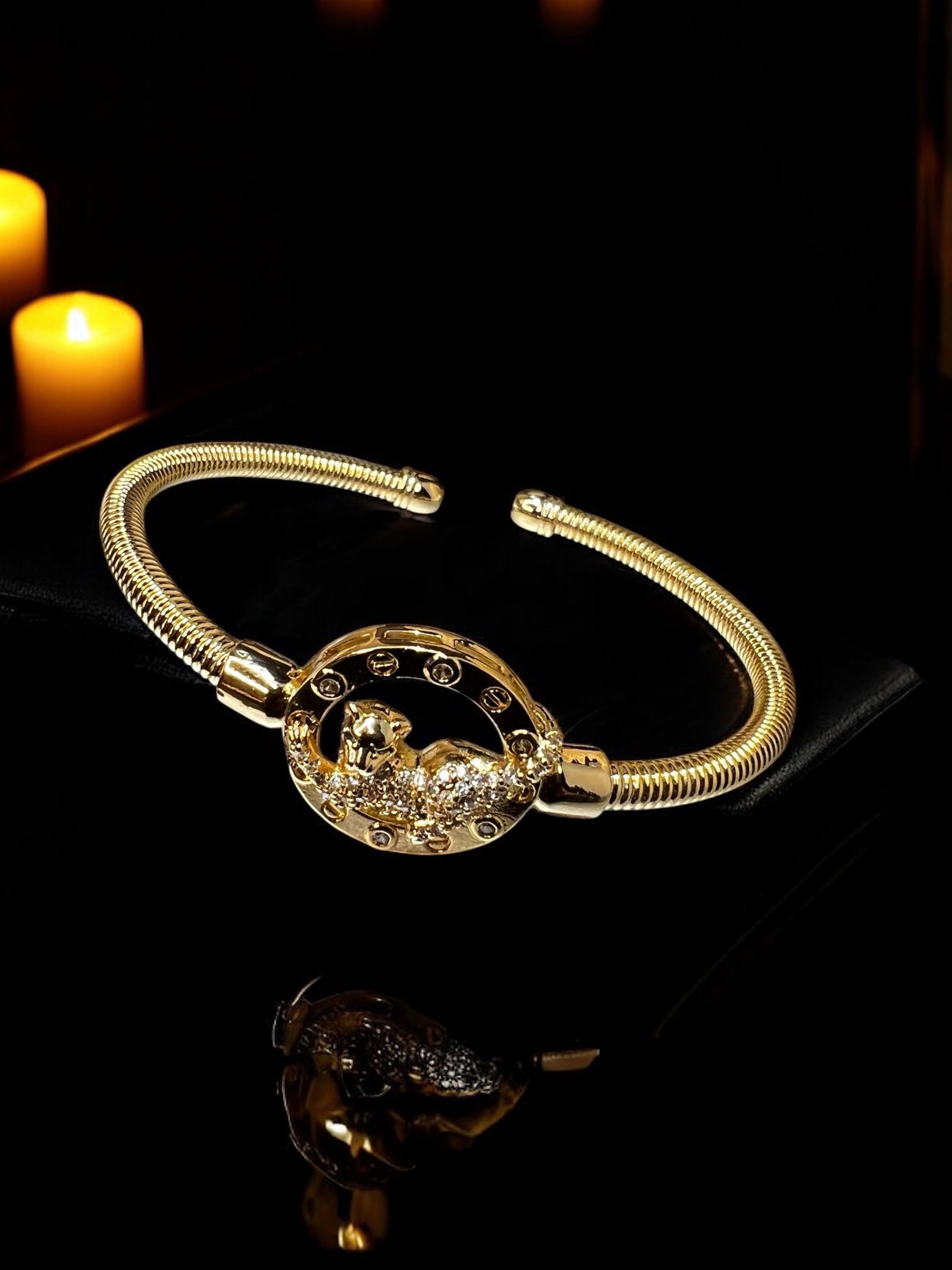 Panthera Luxe Open Cuff