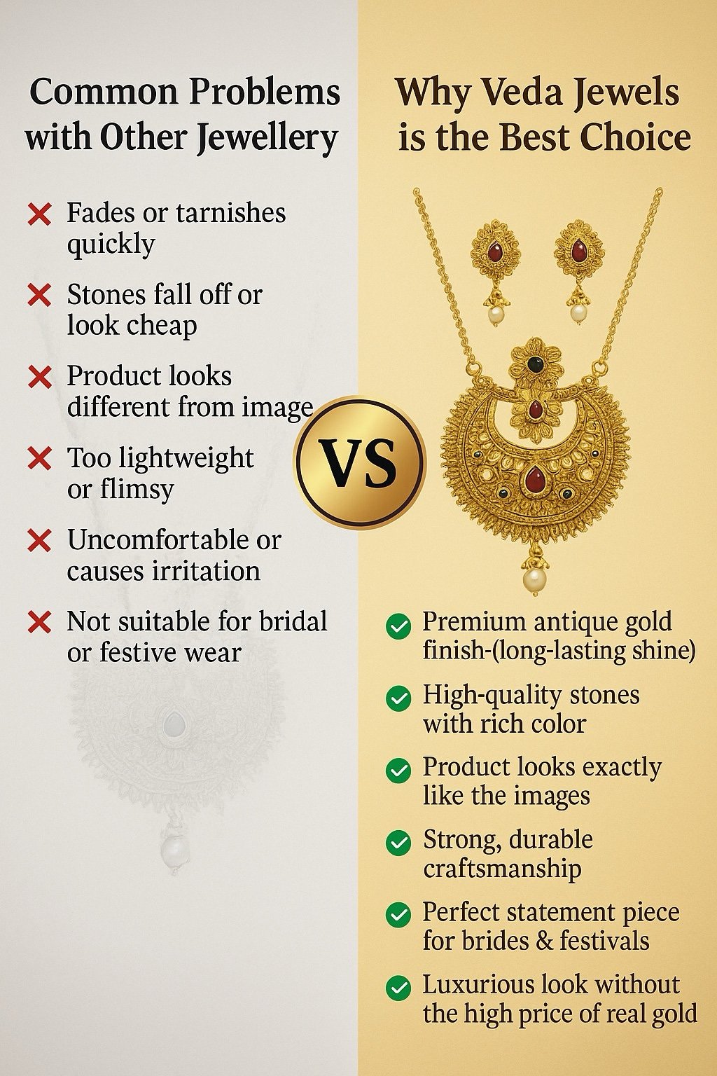 Antique Round Temple Necklace - Image 5