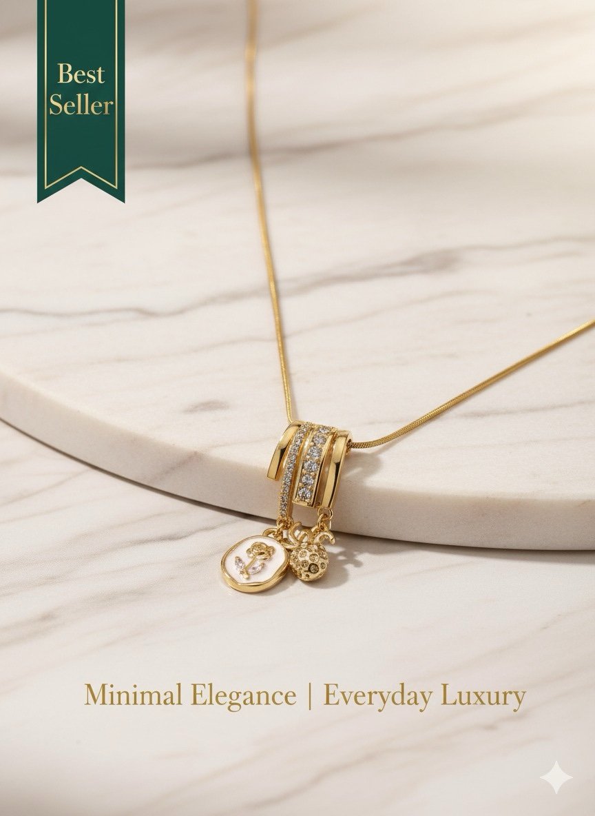 Floral Charm Necklace