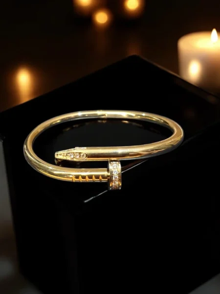 Nail Diamond Studded Bracelet