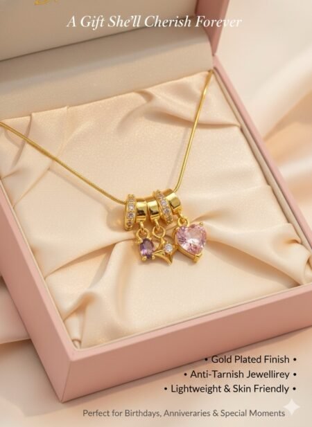 Heart Charm Anti-Tarnish Gold Necklace