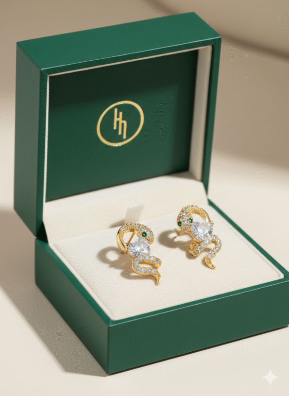 diamond studded anti tarnish earrings for women