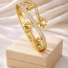 Star Crystal Gold Bracelet