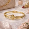 gold bracelet for women designer crystal bracelet stylish gold bangle