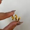 Elegant Gold Leaf Statement Ring for Women with Leaf Design