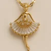 Ballerina Pendant Necklace