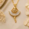 Ballerina Pendant Necklace