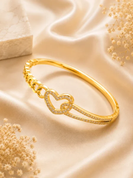 Double Heart Bracelet