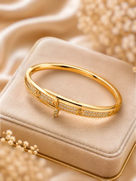 Crystal Screw Bracelet