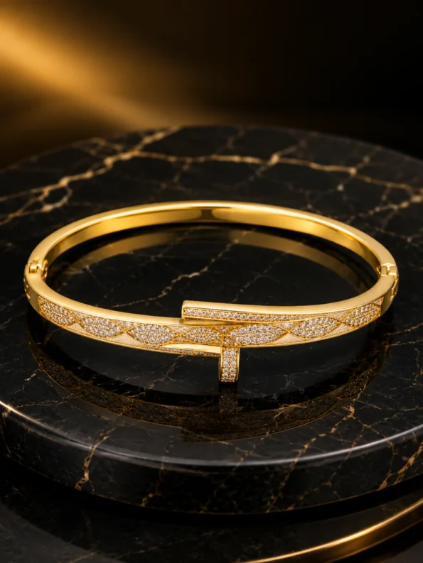 Crystal Nail Bracelet for Women