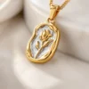 Tulip Pendant Necklace for Women