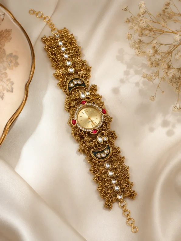 Maharani Heritage Bracelet Watch for Women by Veda Jewels