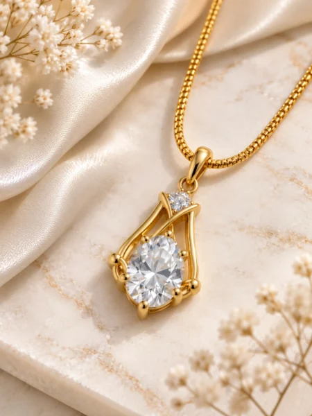 Solitaire Pendant Necklace