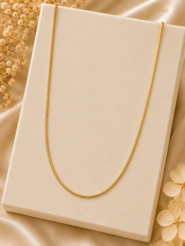 Gold Snake Chain Necklace