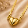 Golden Heart Pendant Necklace